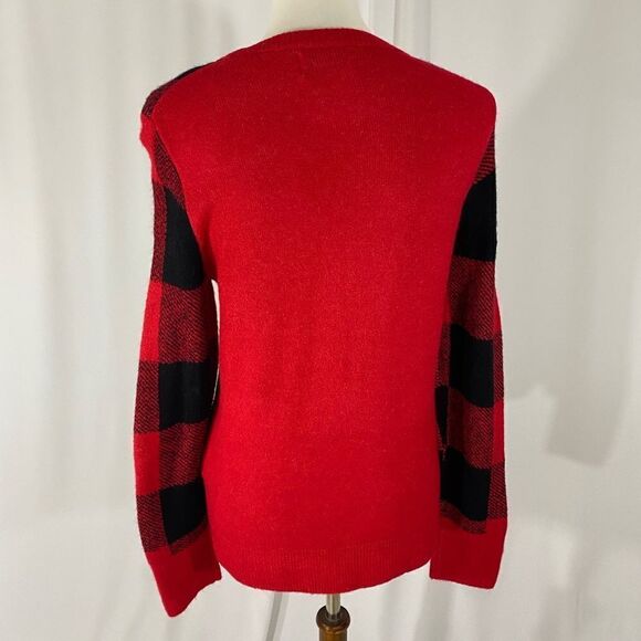 Old Navy Buffalo Plaid Crewneck Sweater - Picture 4 of 6